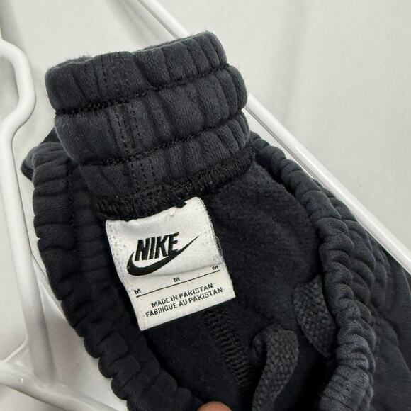 Nike Black Fleece Joggers Sweatpants Size M Men’s - Picture 4 of 6